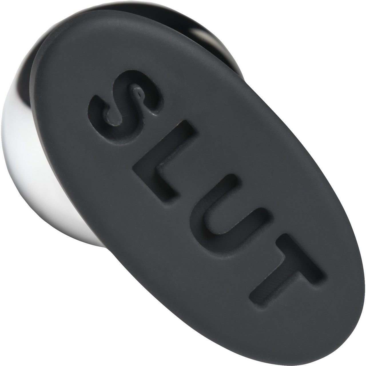 Master Series Butt Slut Metal & Silicone Butt Plug