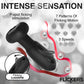 INMI Flickers Bum Flick Rechargeable Silicone Flicking & Vibrating Butt Plug With Remote - Black