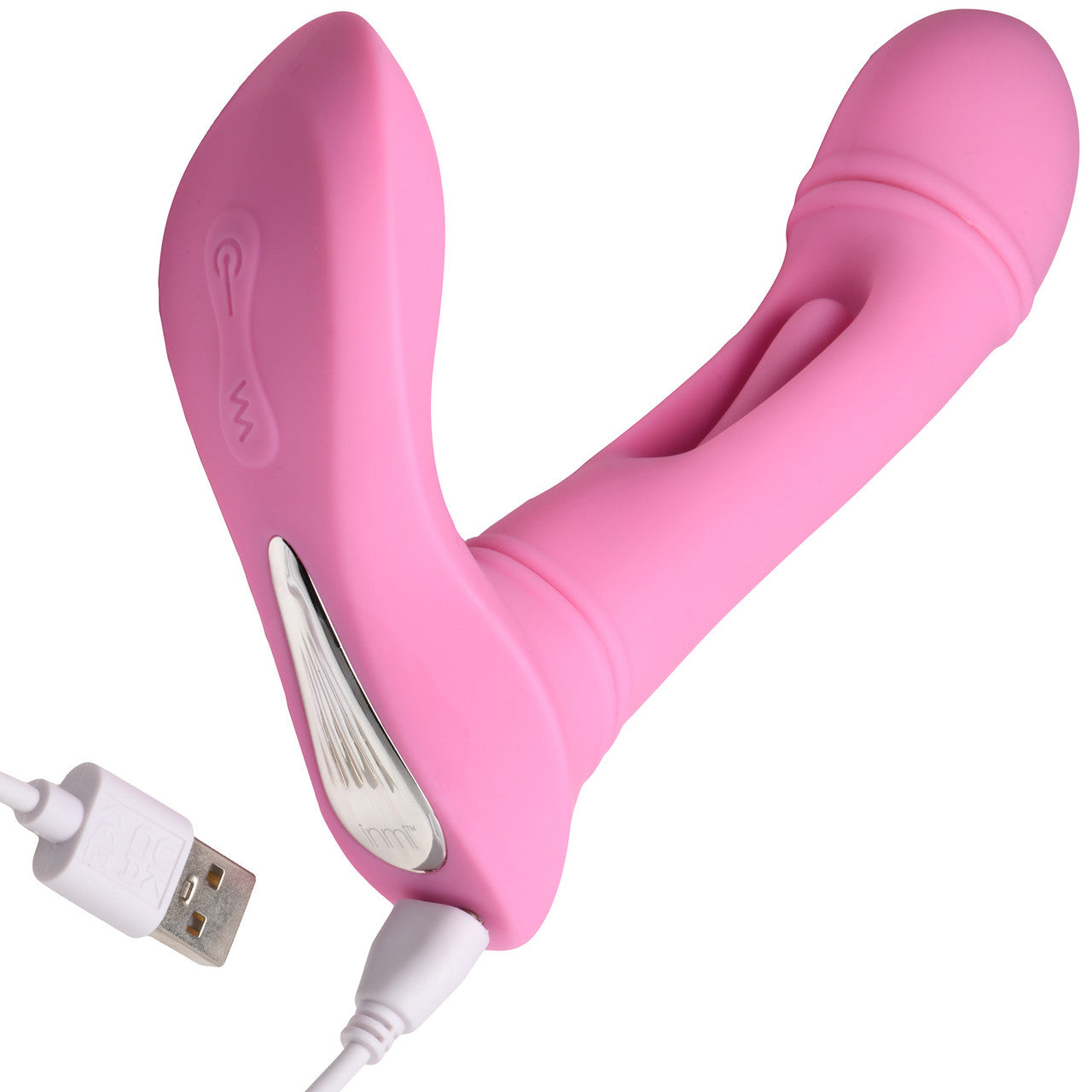 INMI Flickers G-Flick Rechargeable Silicone Flicking G-Spot Vibrator With Remote - Pink