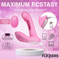 INMI Flickers G-Flick Rechargeable Silicone Flicking G-Spot Vibrator With Remote - Pink