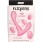 INMI Flickers G-Flick Rechargeable Silicone Flicking G-Spot Vibrator With Remote - Pink