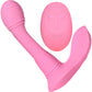 INMI Flickers G-Flick Rechargeable Silicone Flicking G-Spot Vibrator With Remote - Pink