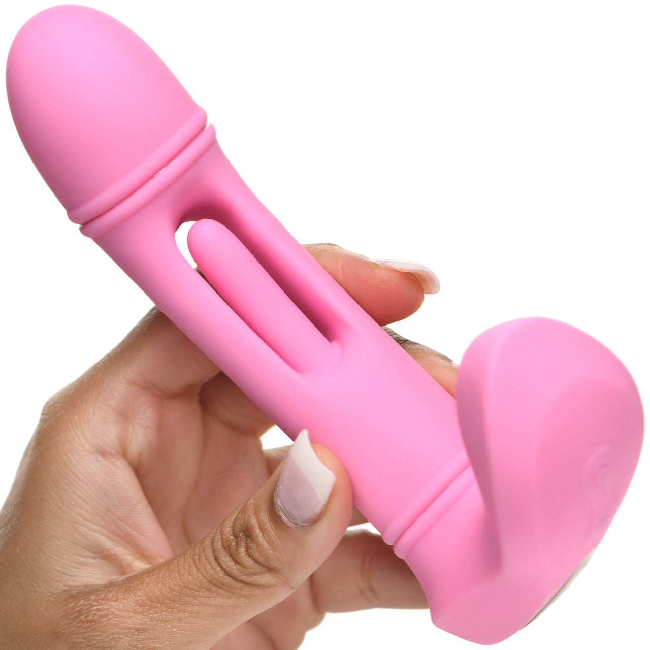 INMI Flickers G-Flick Rechargeable Silicone Flicking G-Spot Vibrator With Remote - Pink