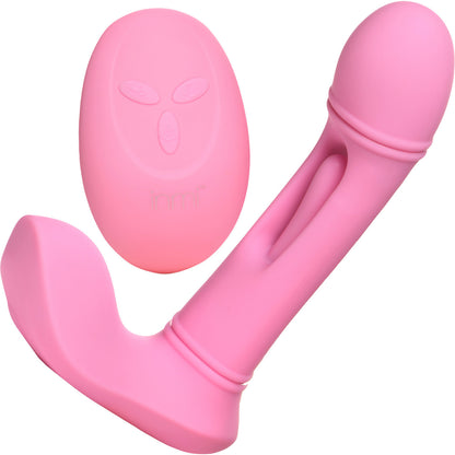 INMI Flickers G-Flick Rechargeable Silicone Flicking G-Spot Vibrator With Remote - Pink