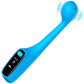 BANG! Digital Display Rechargeable Waterproof Silicone G-Spot Vibrator - Blue