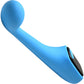 BANG! Digital Display Rechargeable Waterproof Silicone G-Spot Vibrator - Blue