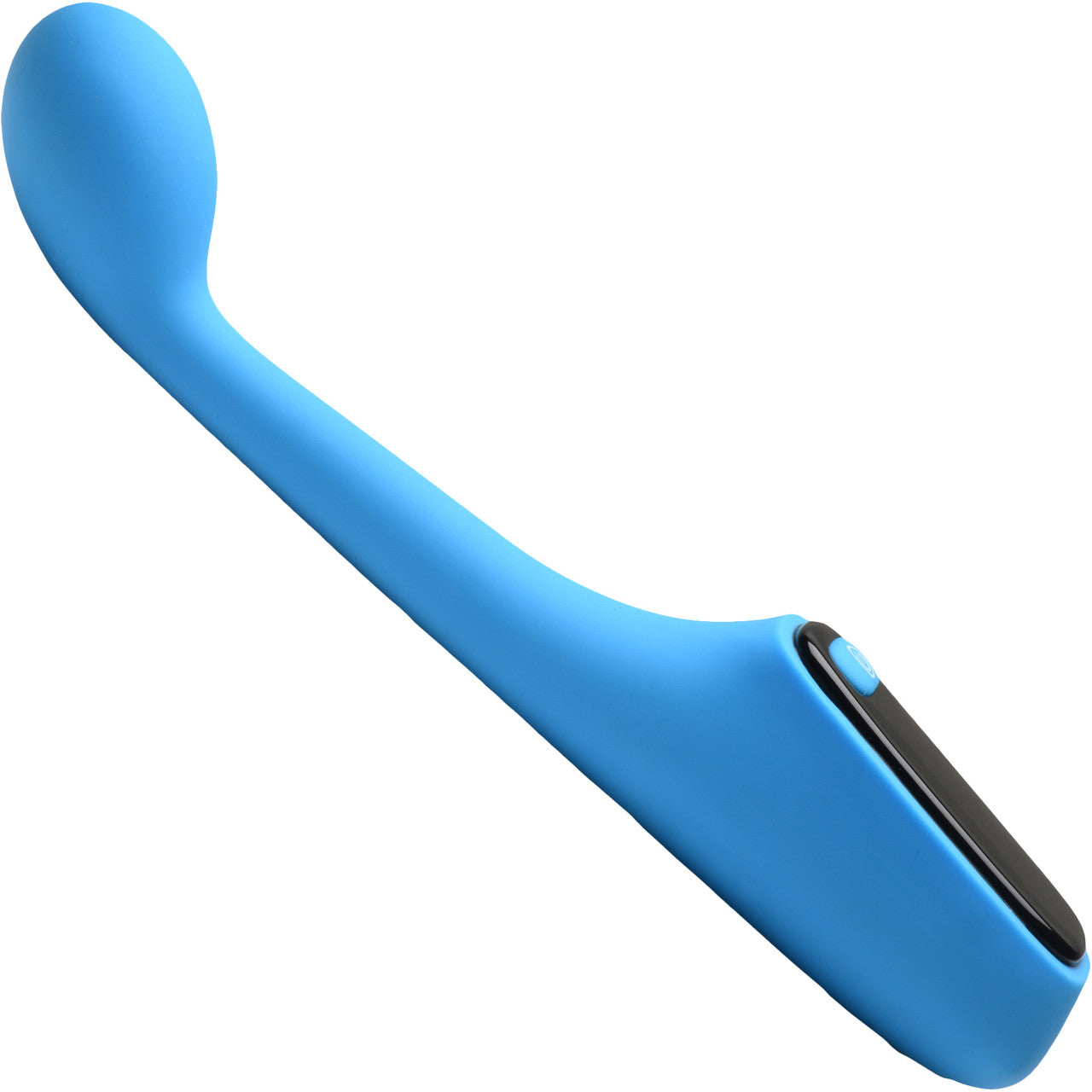 BANG! Digital Display Rechargeable Waterproof Silicone G-Spot Vibrator - Blue