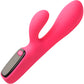 BANG! Digital Display Rechargeable Waterproof Silicone Dual Stimulation Vibrator - Pink