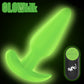 BANG! 21X Rechargeable Waterproof Vibrating Glow In The Dark Silicone Butt Plug With Remote - Green