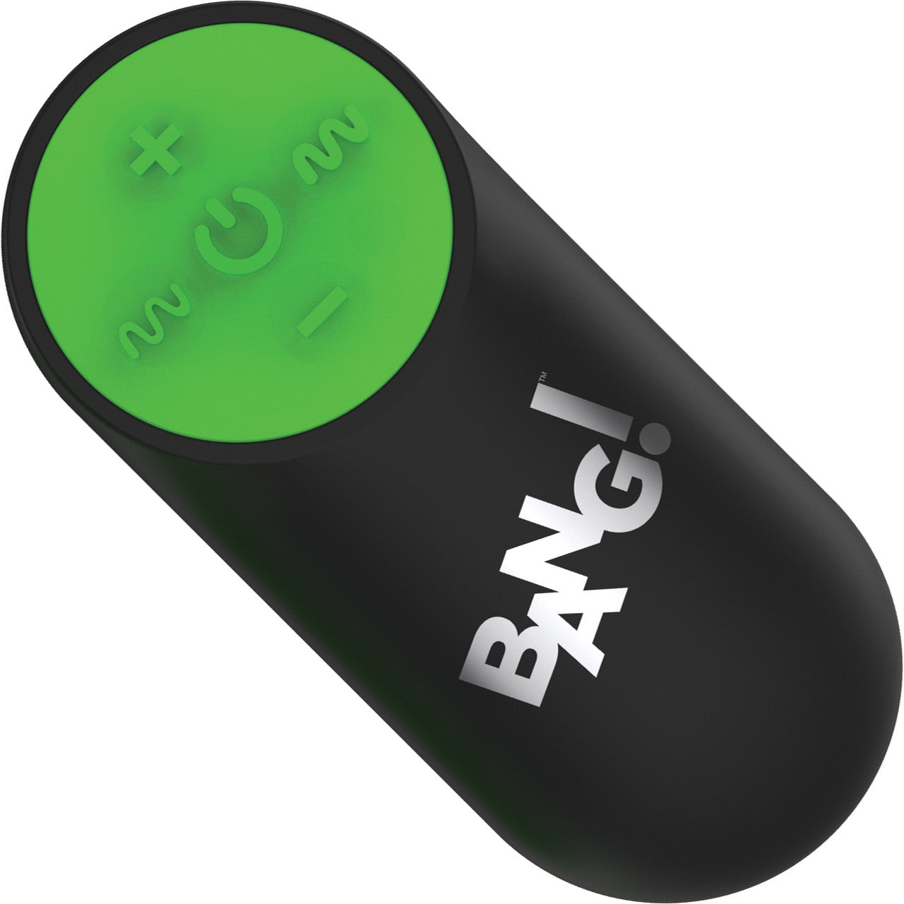 BANG! 21X Rechargeable Waterproof Vibrating Glow In The Dark Silicone Butt Plug With Remote - Green