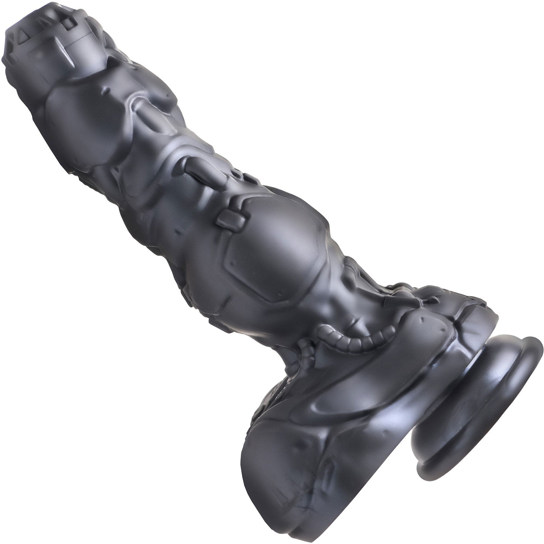 Cyborg 8.8" Thrusting & Vibrating Silicone Suction Cup Dildo By Creature Cocks