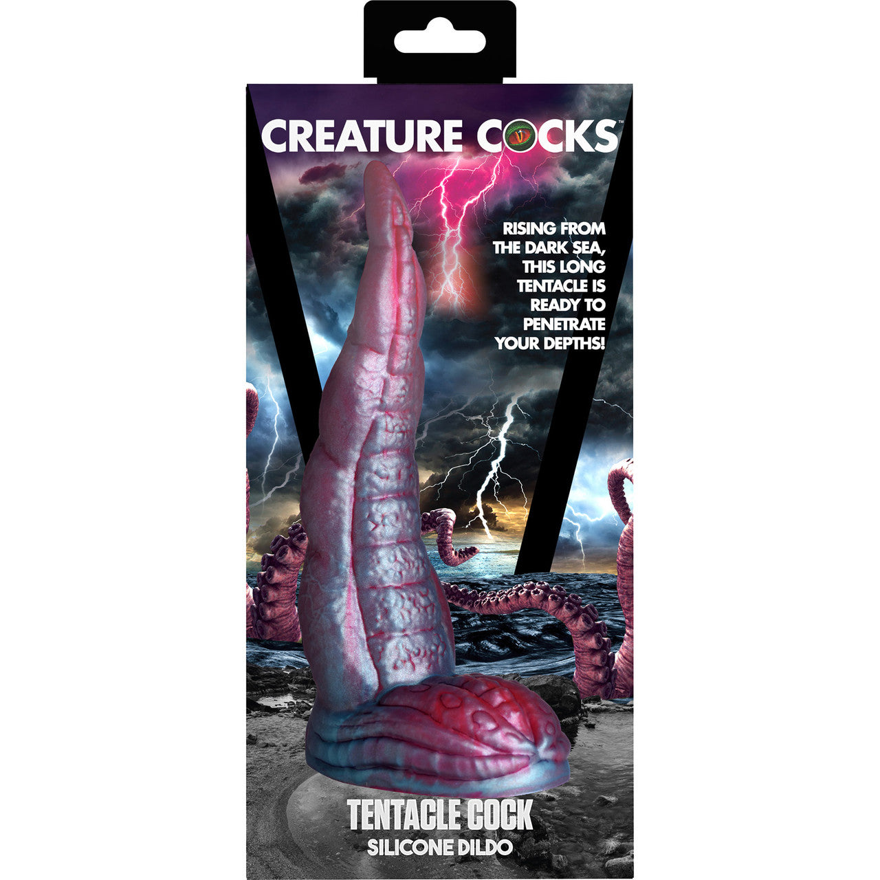 Tentacle Cock 8.25" Silicone Suction Cup Dildo By Creature Cocks