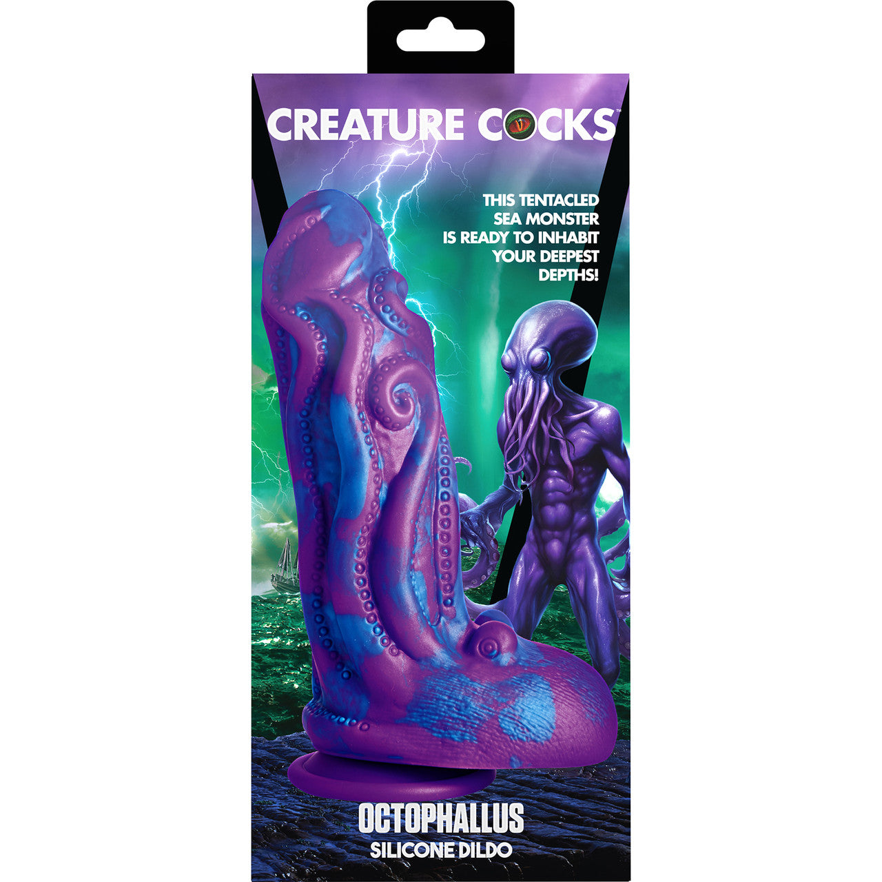 Octophallus 8.75" Silicone Suction Cup Dildo By Creature Cocks