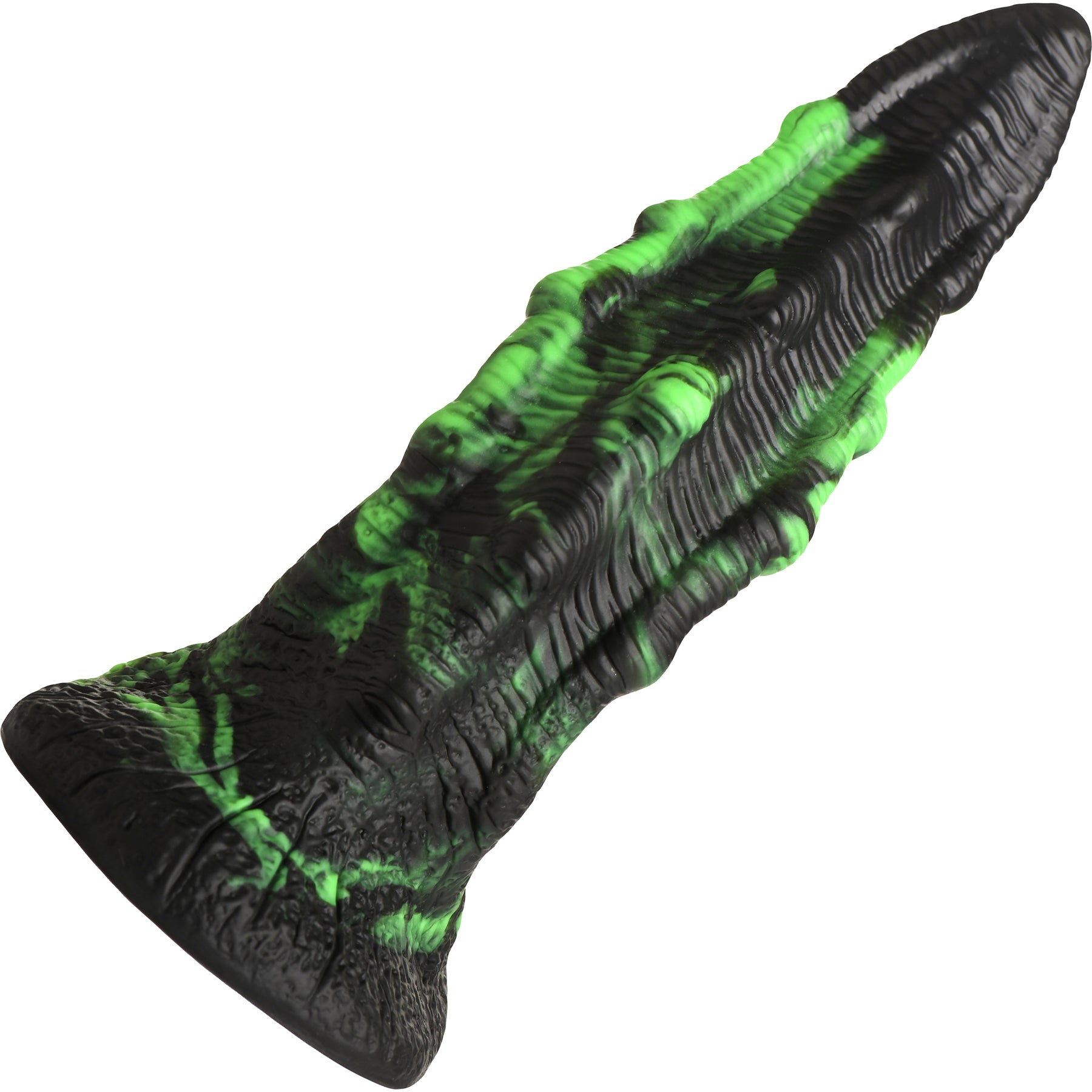 Glowzilla Glow-in-the-Dark Silicone Suction Cup Dildo By Creature Cocks