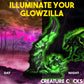 Glowzilla Glow-in-the-Dark 7.8" Silicone Suction Cup Dildo By Creature Cocks