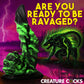 Glowzilla Glow-in-the-Dark 7.8" Silicone Suction Cup Dildo By Creature Cocks