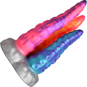 Tenta-Trio 8.8" Silicone Dildo By Creature Cocks