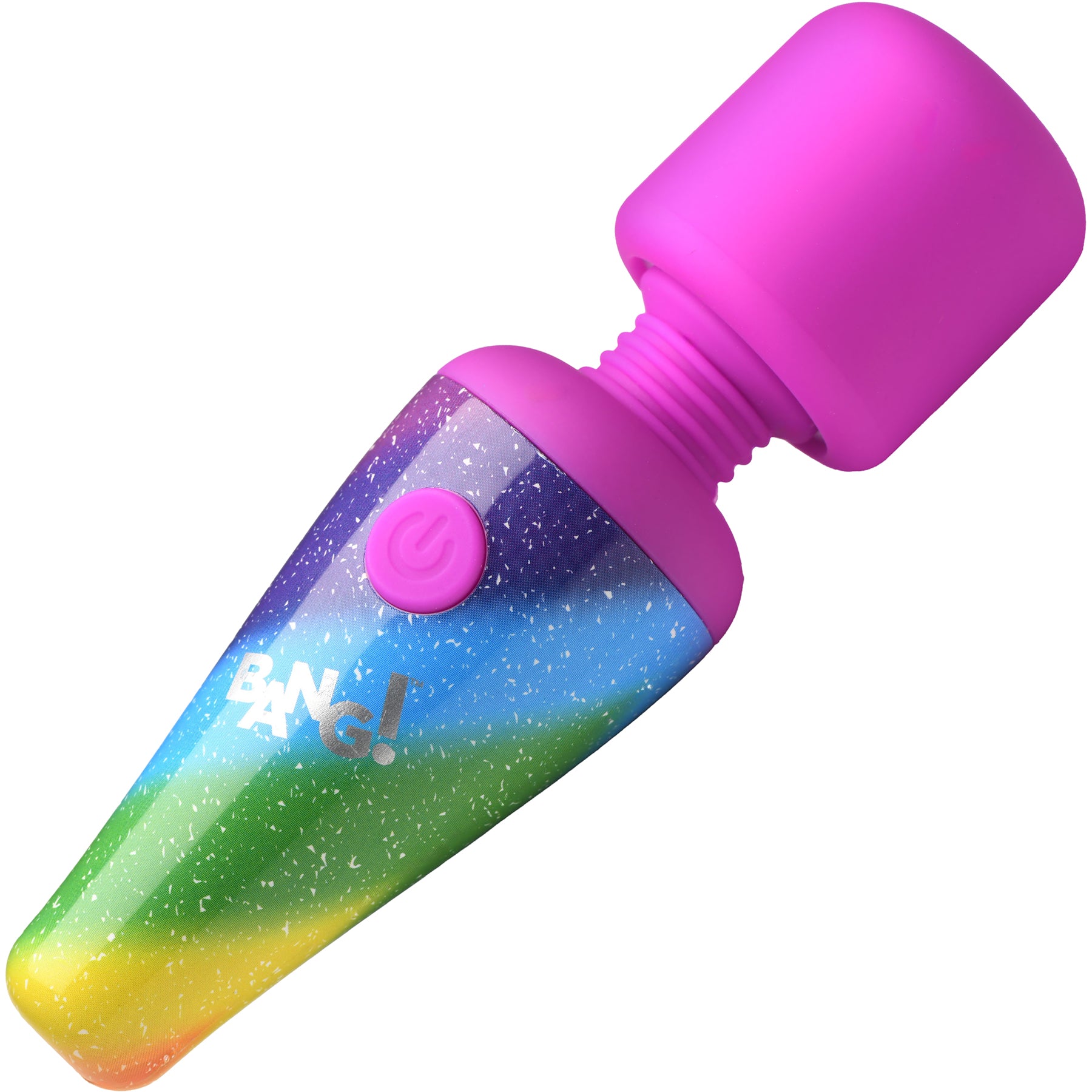 Bang! Rainbow Mini Wand Rechargeable Silicone Vibrator