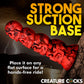 Doom 9.5" Silicone Suction Cup Dildo By Creature Cocks