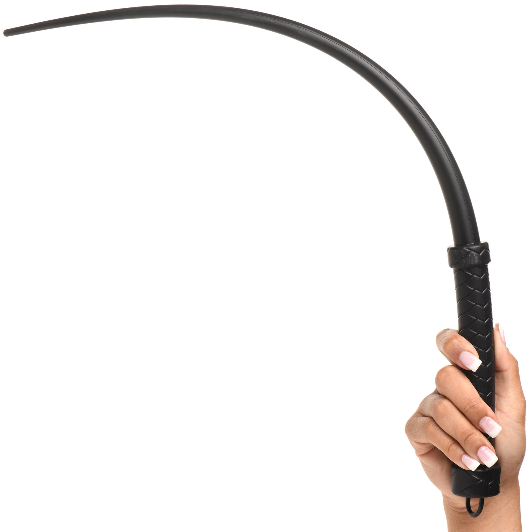 Master Series Viper Tail Silicone Whip - Black