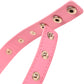 Master Series Spiked Heart Choker - Pink