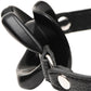 Master Series Juicy Lips Silicone Open Mouth Gag - Black