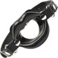 Master Series Juicy Lips Silicone Open Mouth Gag - Black