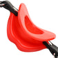 Master Series Juicy Lips Silicone Open Mouth Gag - Red