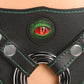 Horny Play Strap-On Harness By Creature Cocks - Green & Black