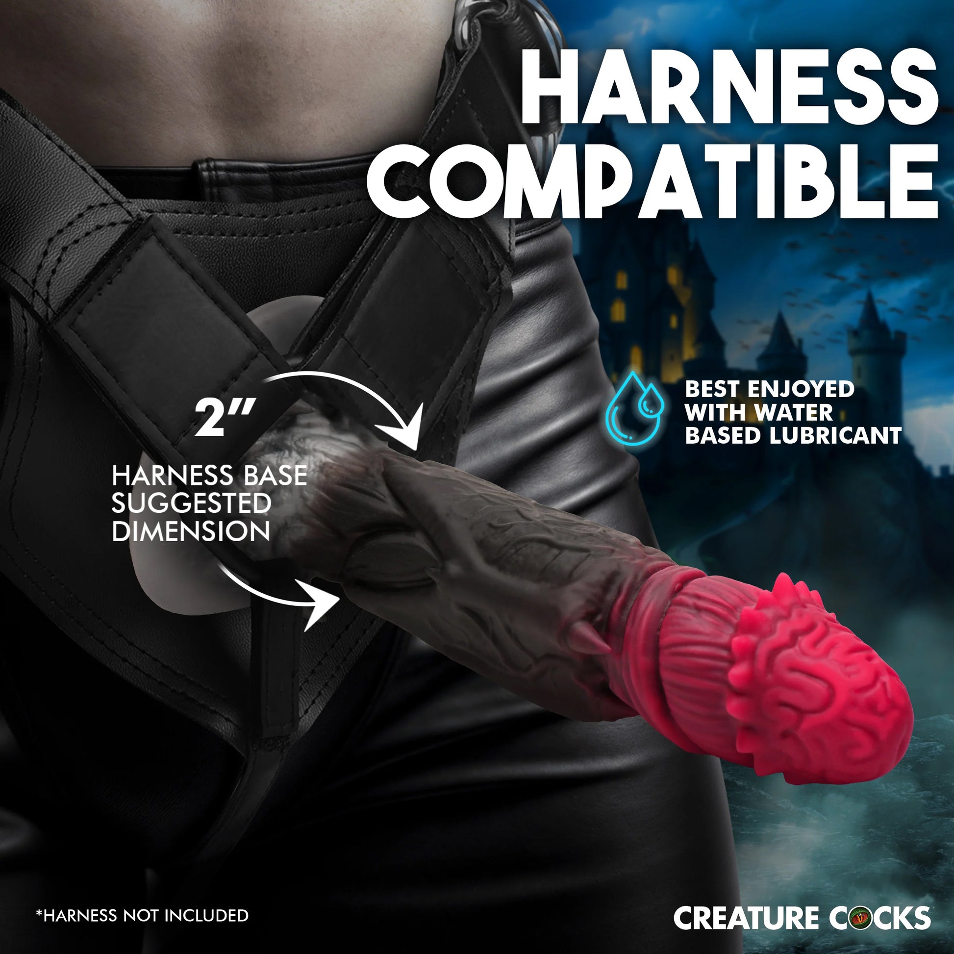 Count Cockula 9" Silicone Suction Cup Dildo By Creature Cocks