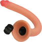 Hosed 12 Inch Slim Silicone Enema Hose Dildo For Shower Play