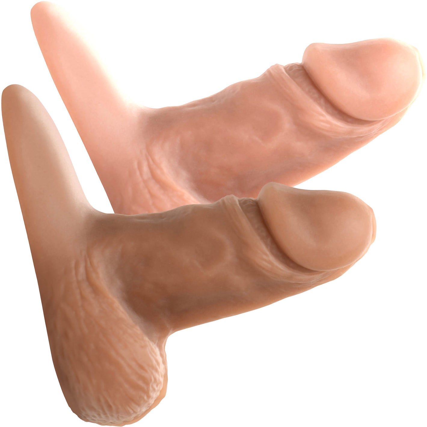 Strap U 3.6" Silicone Packer Dildo - Both