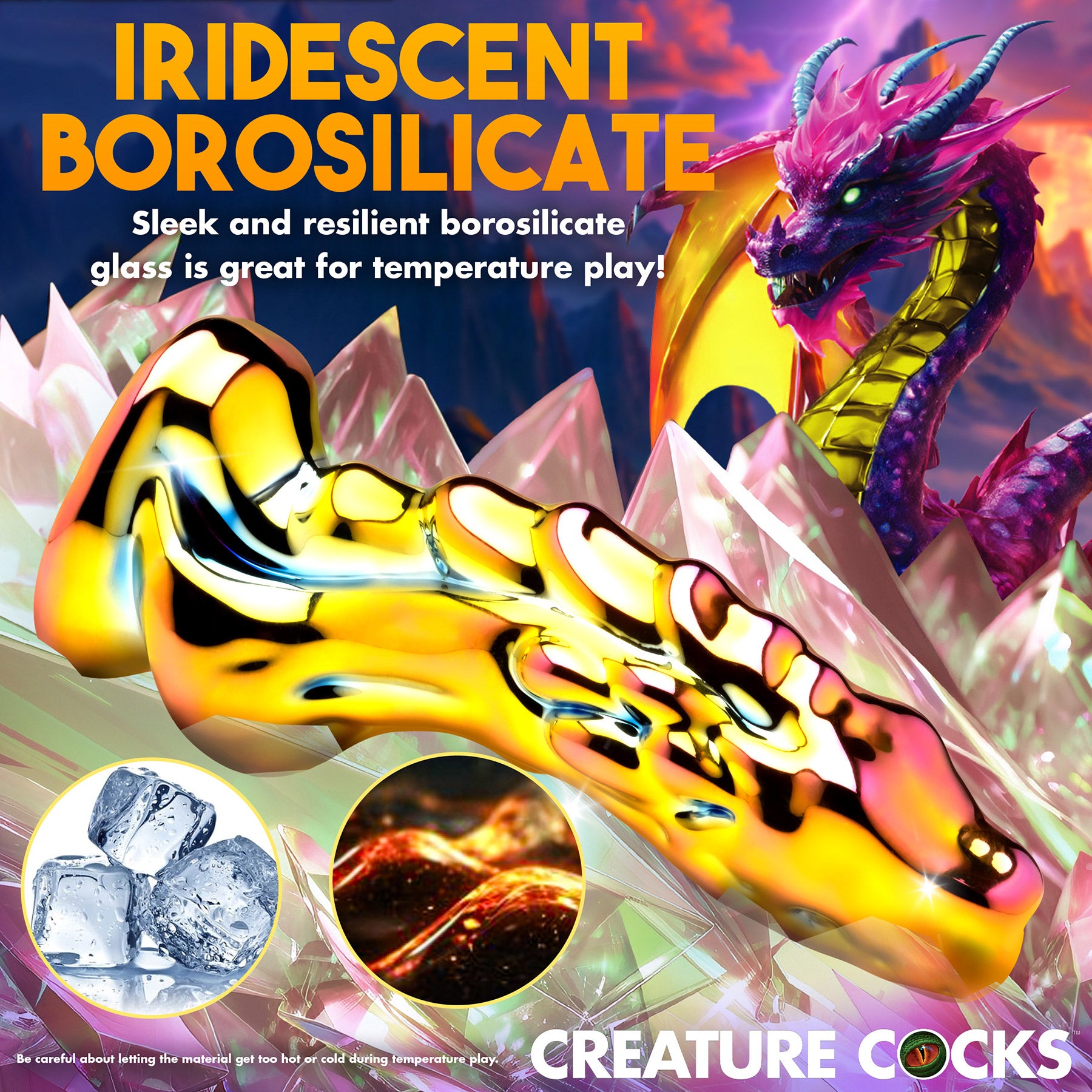 Dragon Glass Glass Dildo By Creature Cocks