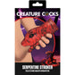 Serpentine Stroker Silicone Masturbator By Creature Cocks - Red