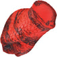 Serpentine Stroker Silicone Masturbator By Creature Cocks - Red