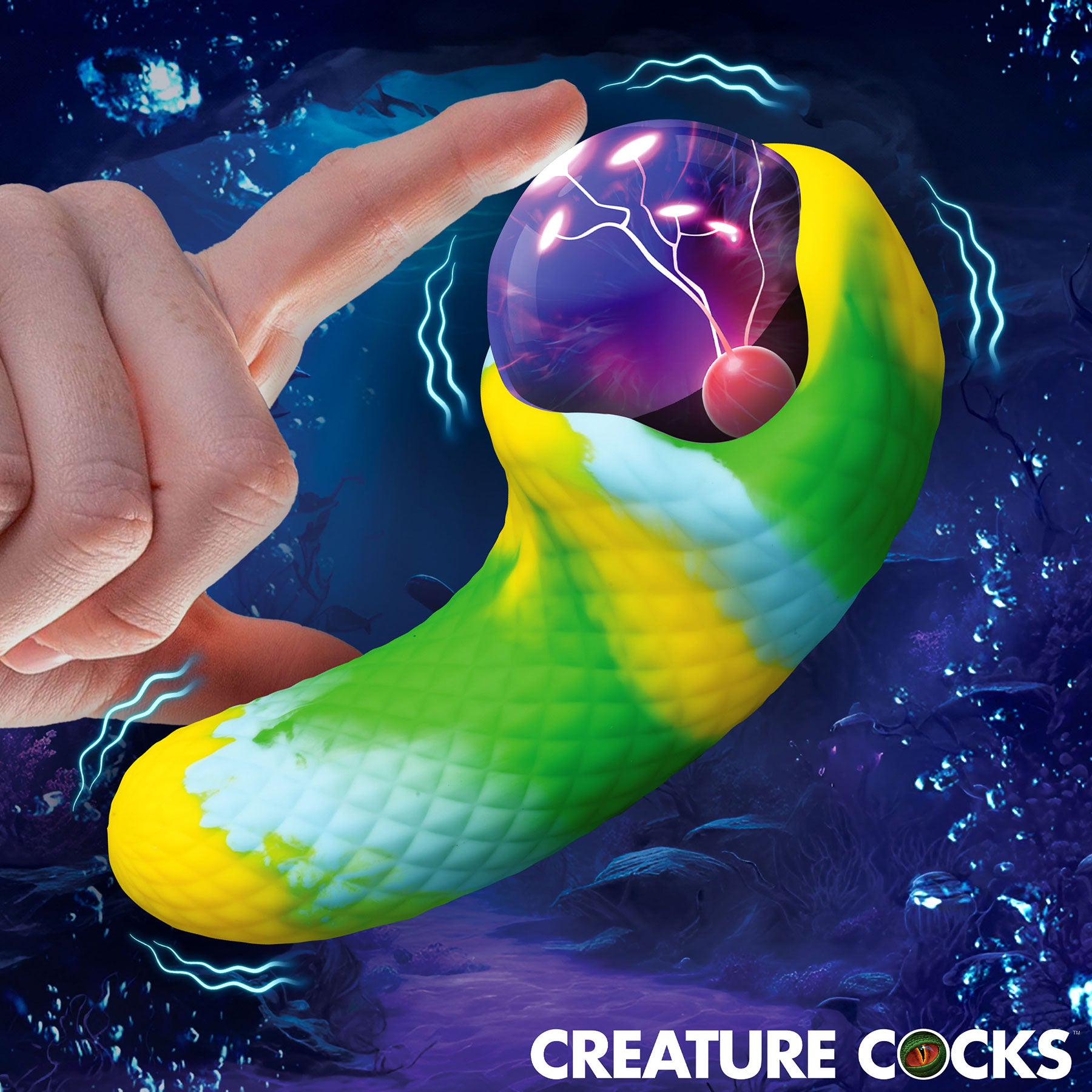 Electric Eye Rechargeable Silicone Plasma Vibrator By Creature Cocks