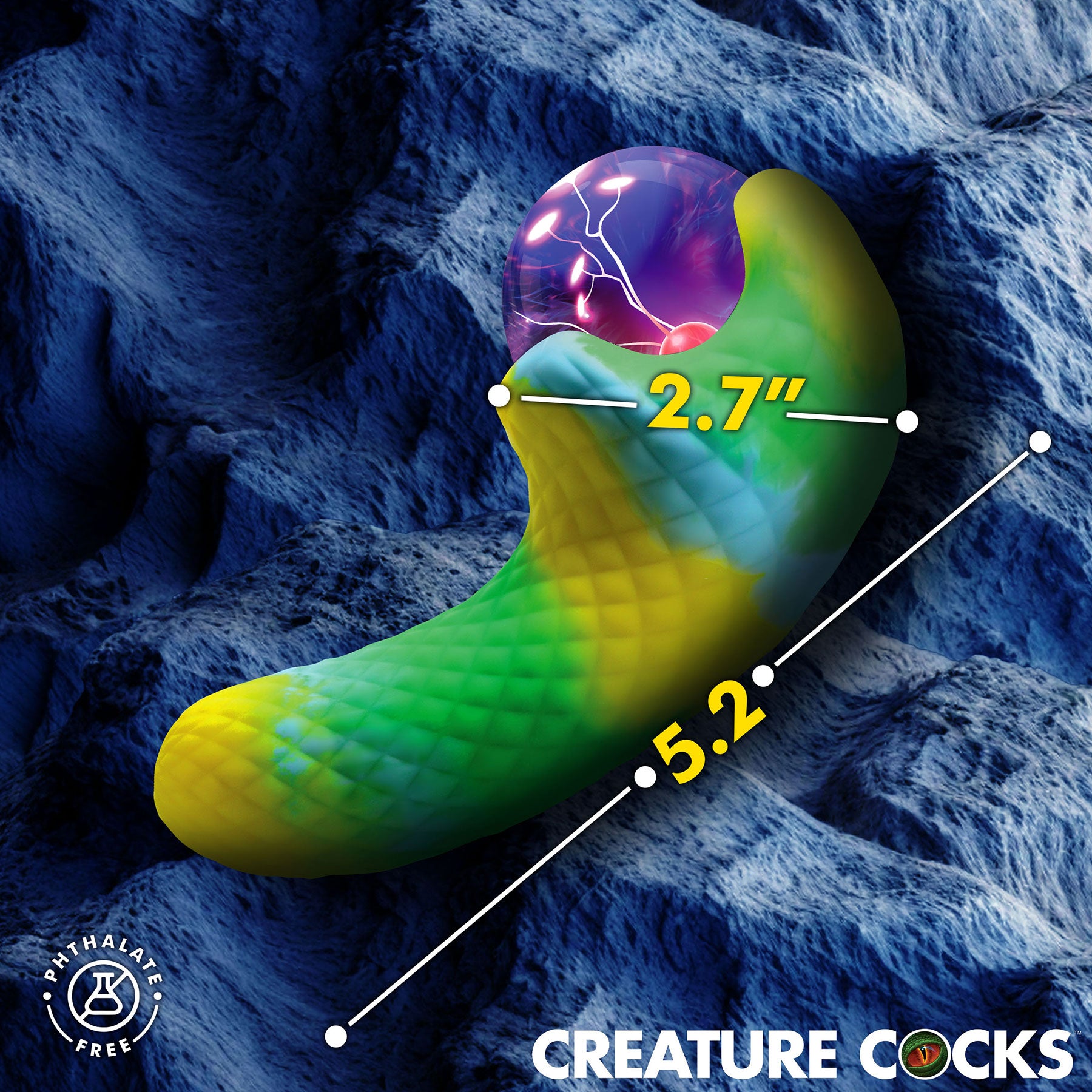 Electric Eye Rechargeable Silicone Plasma Vibrator By Creature Cocks