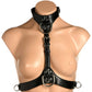 Master Series Vixen Breast Enhancing Harness - Black