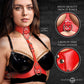 Master Series Vixen Breast Enhancing Harness - Red