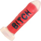 Master Series Explicit Text Silicone Dildo - Bitch