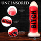 Master Series Explicit Text Silicone Dildo - Bitch