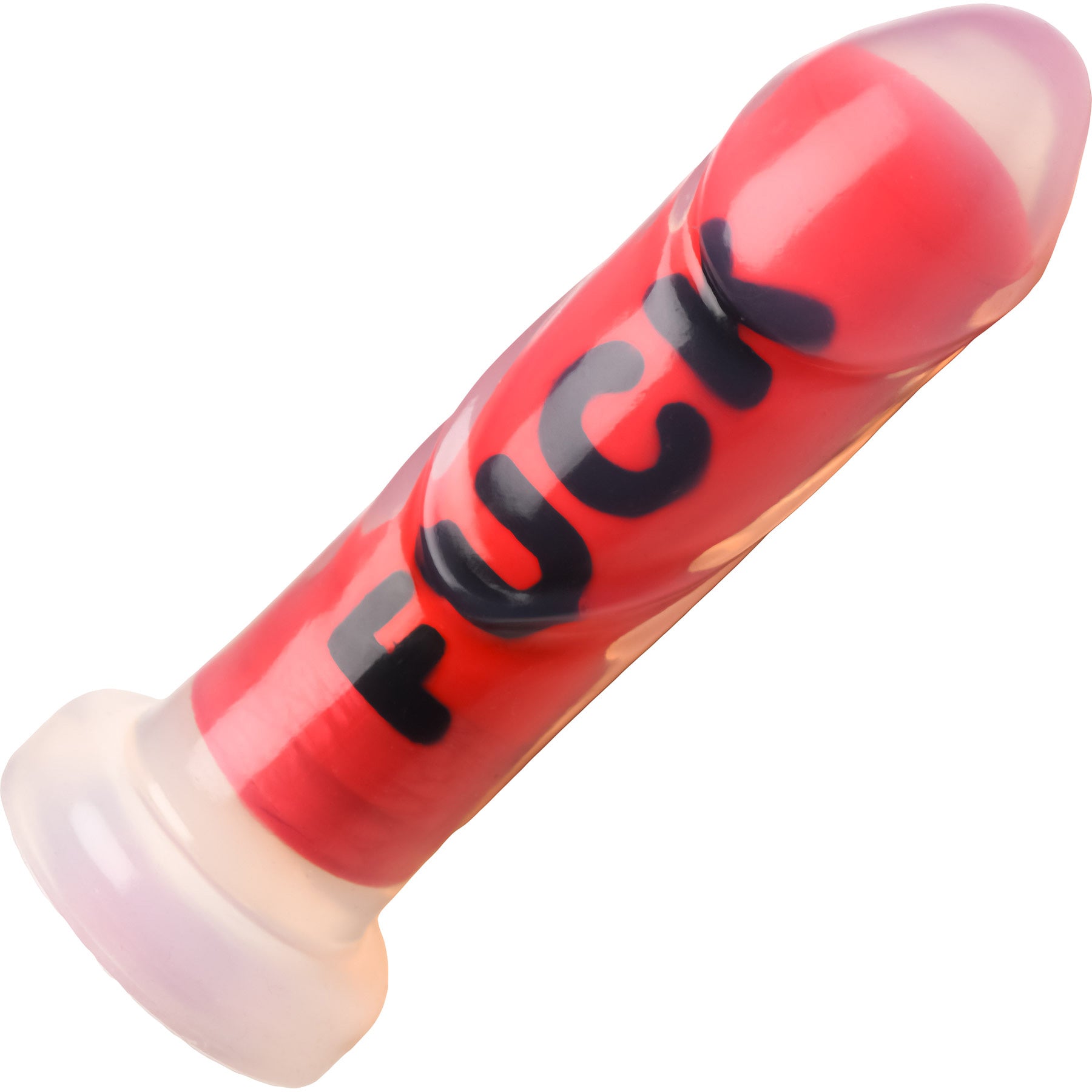Master Series Explicit Text Silicone Dildo - Fuck