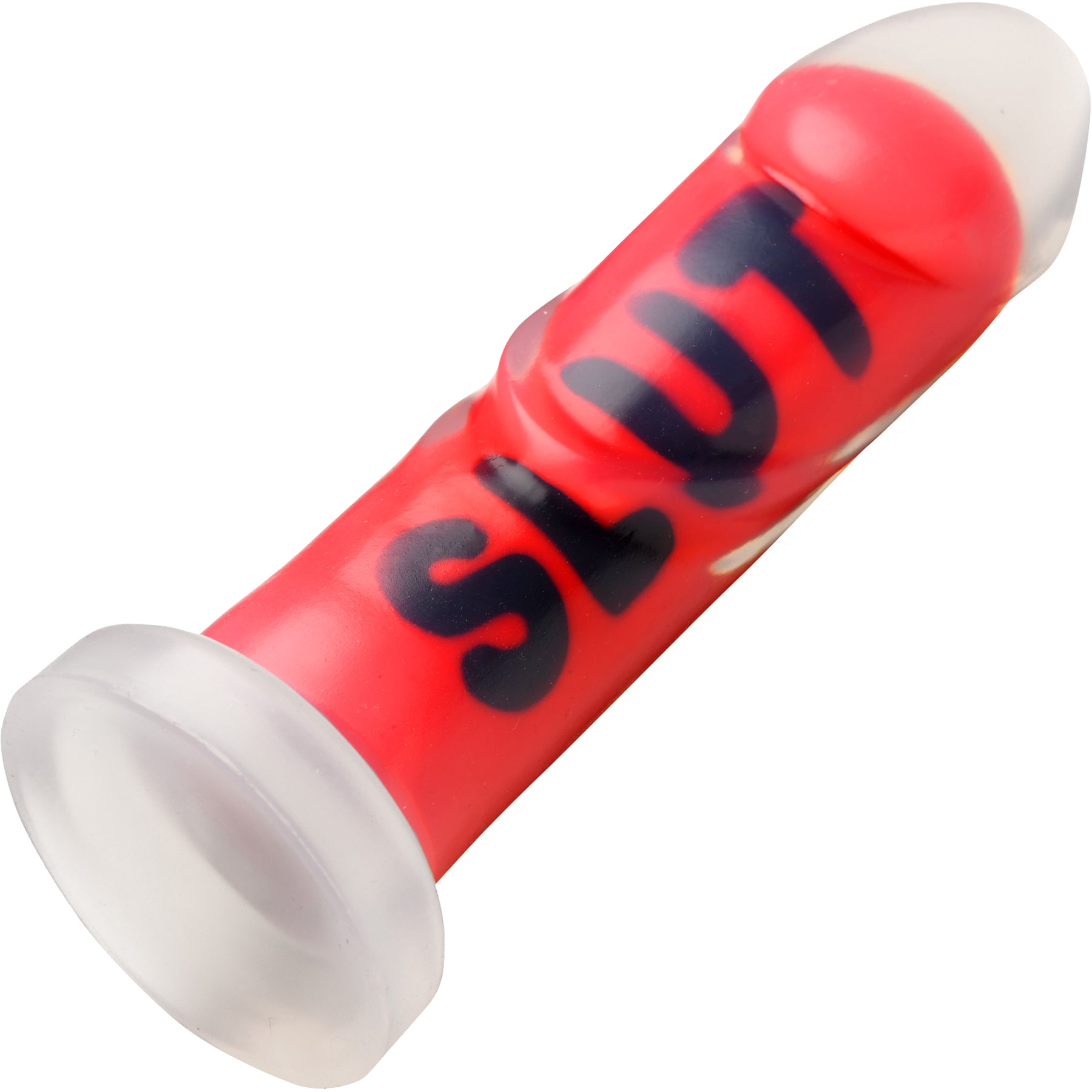 Master Series Explicit Text Silicone Dildo - Slut