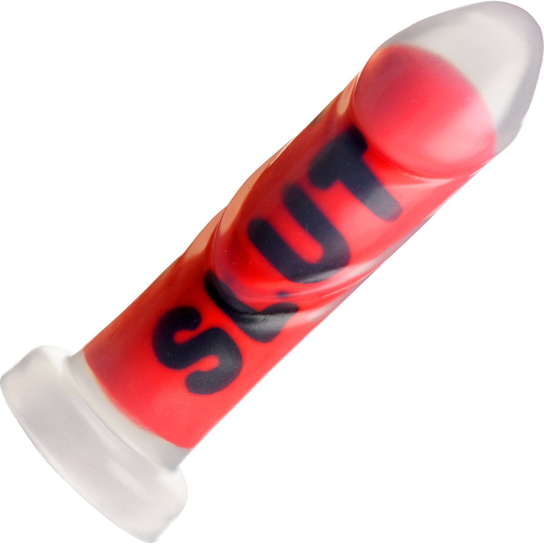 Master Series Explicit Text Silicone Dildo - Slut
