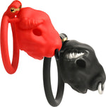 Master Series Bull Chastity Cage With 4 Gradually Sized Rings - Both
