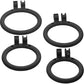 Master Series Bull Chastity Cage With 4 Gradually Sized Rings - Black