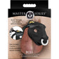 Master Series Bull Chastity Cage With 4 Gradually Sized Rings - Black