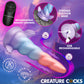 Deluxe Dream Rider Unicorn Vibrating 7.8" Silicone Dildo With Remote By Creature Cocks