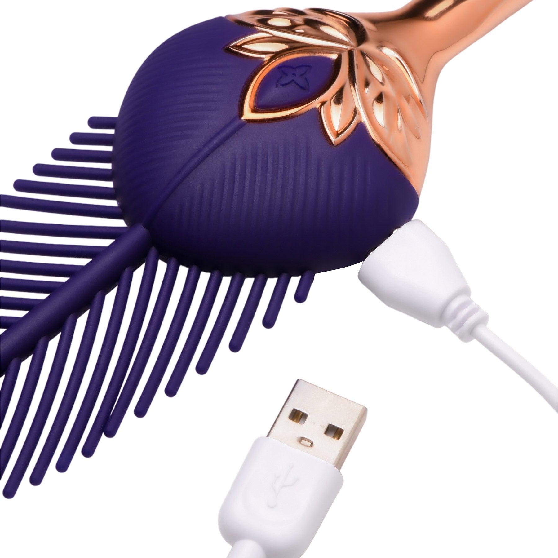 Master Series The Tickler Vibrating Silicone Feather