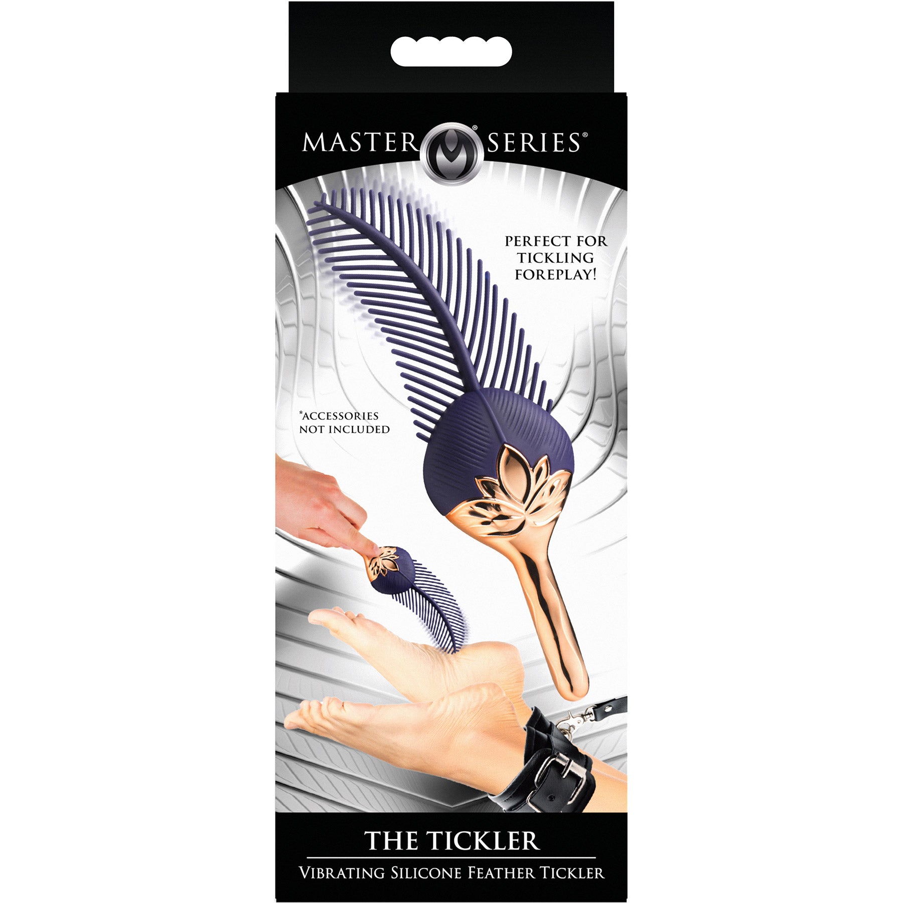 Master Series The Tickler Vibrating Silicone Feather